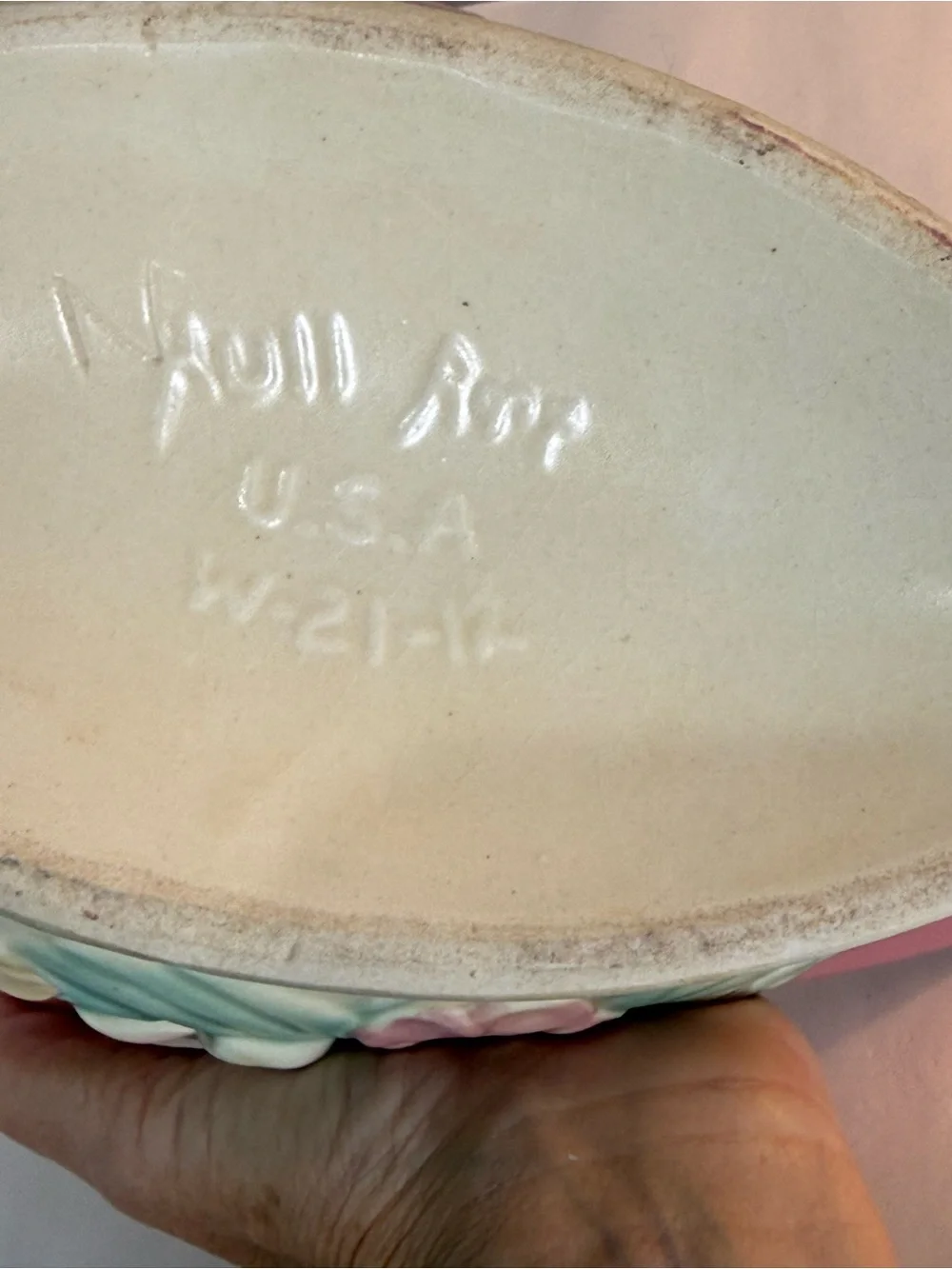 Vintage HULL ART Pottery U.S.A. W-21-12 WILDFLOWER 12